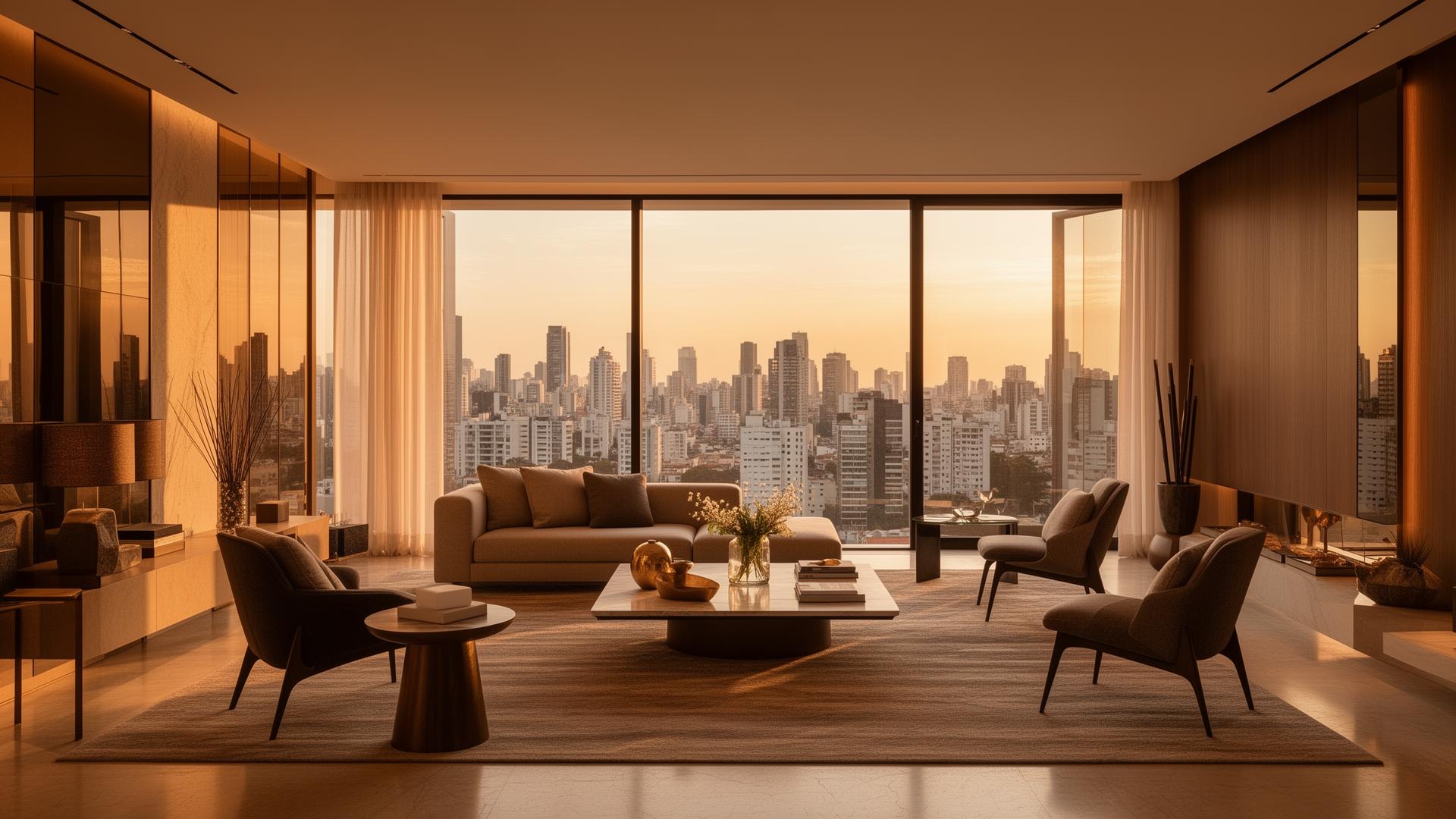 Interior moderno de apartamento