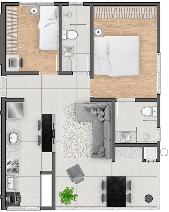 Apartamento em Zona 08 — foto 3